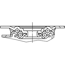 Încarcă imaginea în vizualizatorul Galerie, Roata pivotanta cu frana, fixare pe placa din INOX , rola din poliamida Diametrul 80 mm