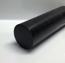 Încarcă imaginea în vizualizatorul Galerie, Bara poliacetal POM C diametrul 20 mm x 1000 mm lungime - NEGRU