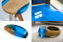 Încarcă imaginea în vizualizatorul Galerie, Culoare pentru rasina epoxidica - transparent ALBASTRU (blue) drop-in 10 gr
