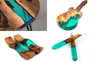 Culoare pentru rasina epoxidica - transparent TURQUOISE drop-in 10 gr