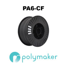 Încarcă imaginea în vizualizatorul Galerie, Filament poliamida PA6 CF Nylon , rola 1.75x2000 gr. POLYMAKER
