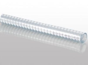 Furtun de absorbtie si refulare din PVC cu insertie metalica , transparent D 120mm